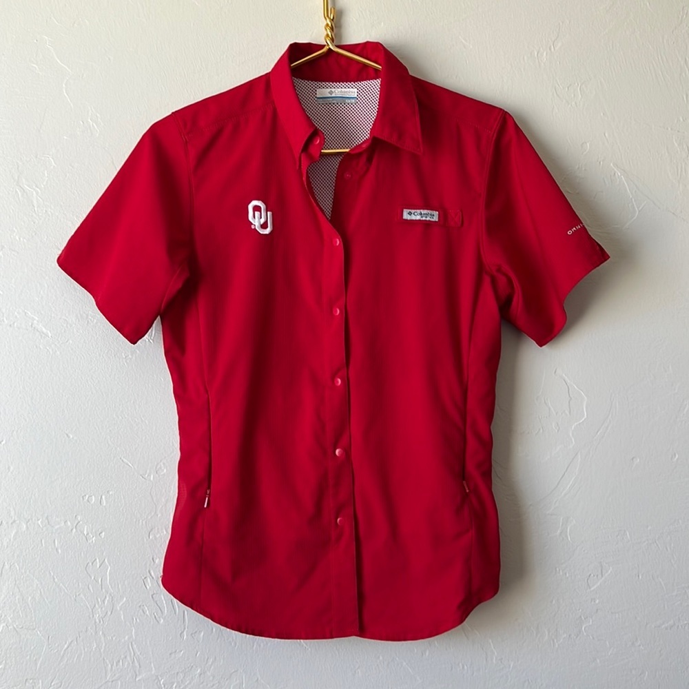 Columbia PFG Oklahoma OU Sooners Shirt
